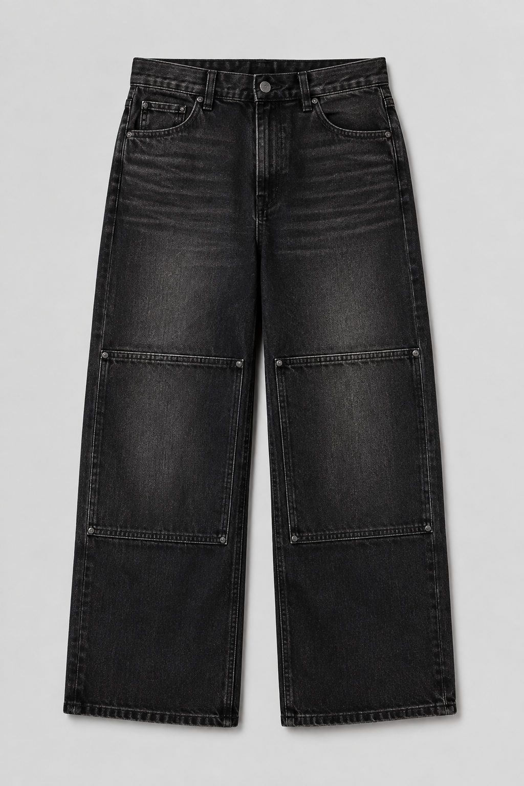 [SAMPLE] FADED DOUBLE KNEE DENIM