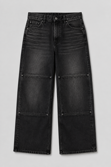 [SAMPLE] FADED DOUBLE KNEE DENIM