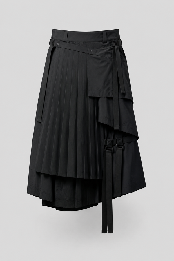 [SAMPLE] TECH PLEATED SKIRT